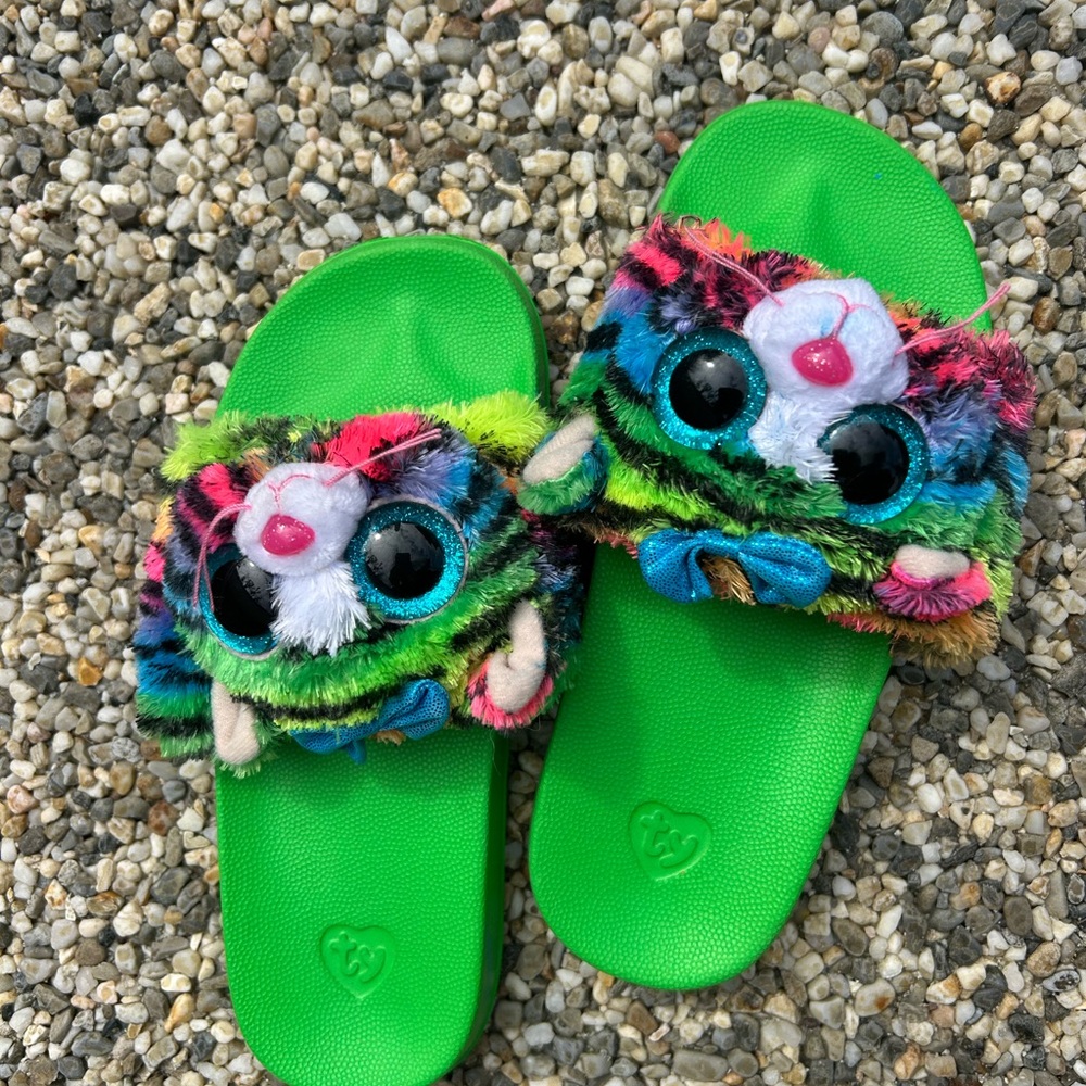 Colorful Kids Furry Animal Slides